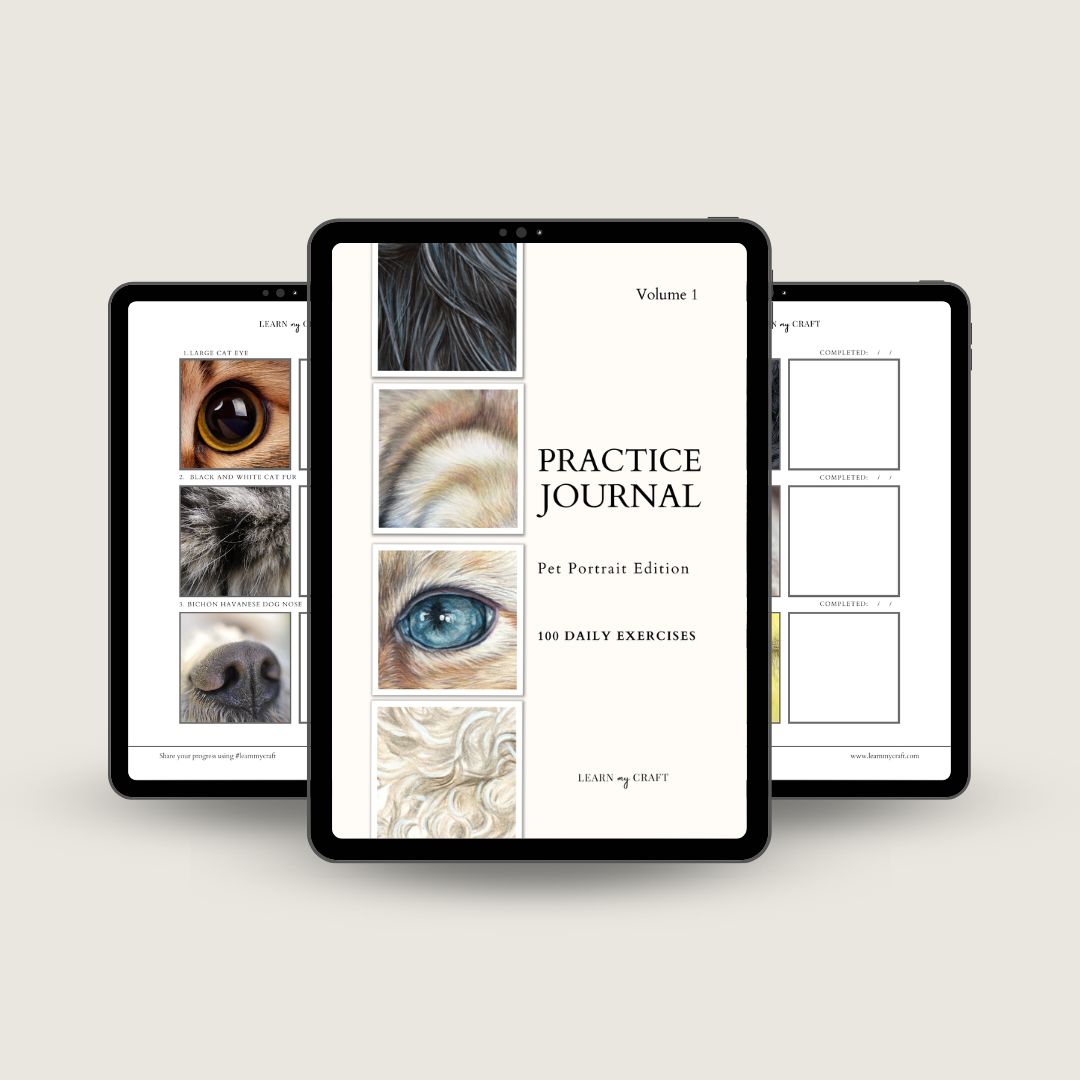 Practice Journal Pet Portrait Edition Printable PDF